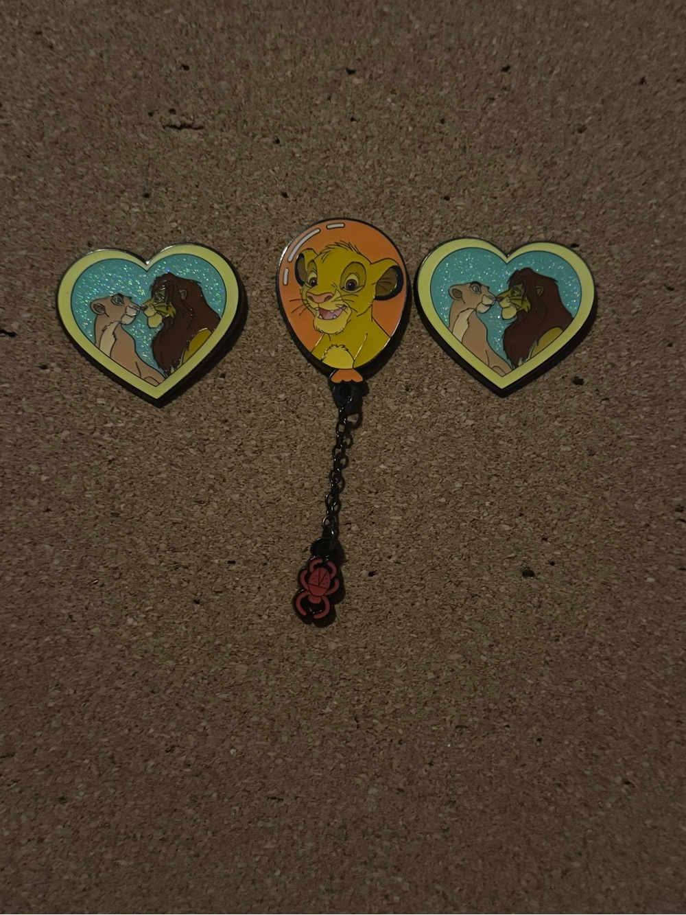 Disney Lion King Enamel Pin Set - 3pc